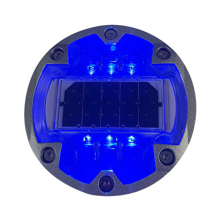 143mm 直径 太陽光発電の道路ストッド 6 スクリュー 道路標識用のアルミケース