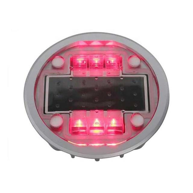 道路安全のための赤いLEDカラー高速道路太陽光道路マーカー