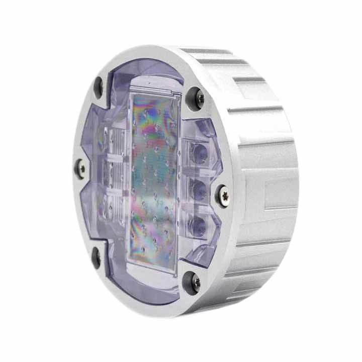 143mm 直径 太陽光発電の道路ストッド 6 スクリュー 道路標識用のアルミケース