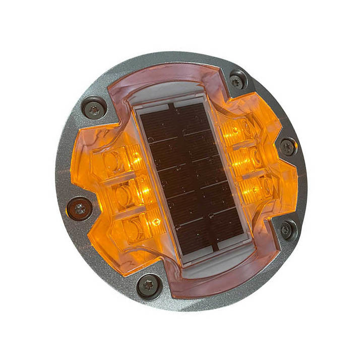 太陽光猫眼スタッド アルミ道路反射器 IP68 LED歩道道路マーカーライト